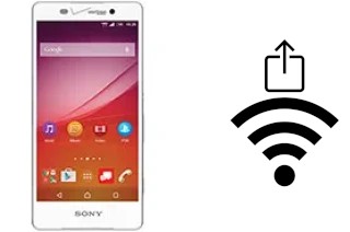 Come generare un codice QR con la password Wi-Fi su un Sony Xperia Z4v