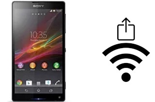 Come generare un codice QR con la password Wi-Fi su un Sony Xperia ZL