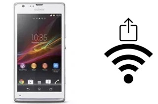 Come generare un codice QR con la password Wi-Fi su un Sony Xperia SP