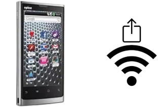 Come generare un codice QR con la password Wi-Fi su un Spice Mi-410