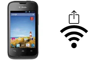 Come generare un codice QR con la password Wi-Fi su un T-Mobile Prism II