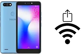 Come generare un codice QR con la password Wi-Fi su un Tecno Pop 2 F