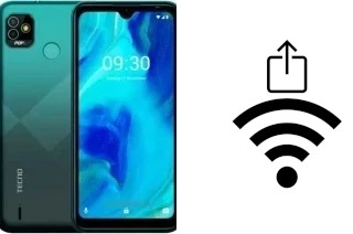 Come generare un codice QR con la password Wi-Fi su un Tecno Pop 5 Go