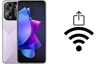 Come generare un codice QR con la password Wi-Fi su un Tecno Pop 7 Pro