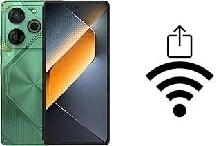 Come generare un codice QR con la password Wi-Fi su un Tecno Pova 6 Pro