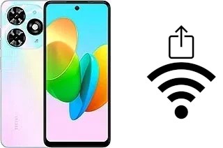 Come generare un codice QR con la password Wi-Fi su un Tecno Spark 20C