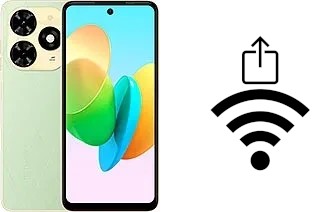 Come generare un codice QR con la password Wi-Fi su un Tecno Spark 20P