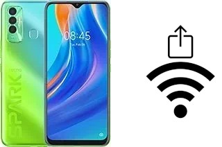 Come generare un codice QR con la password Wi-Fi su un Tecno Spark 7P