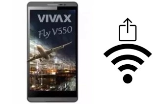 Come generare un codice QR con la password Wi-Fi su un Vivax Fly V550