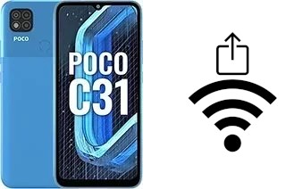 Come generare un codice QR con la password Wi-Fi su un Xiaomi Poco C31