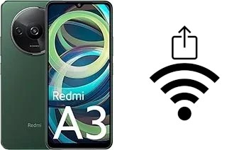 Come generare un codice QR con la password Wi-Fi su un Xiaomi Redmi A3