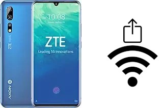 Come generare un codice QR con la password Wi-Fi su un ZTE Axon 10 Pro 5G