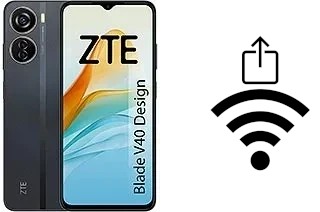 Come generare un codice QR con la password Wi-Fi su un ZTE Blade V40 Design