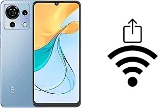 Come generare un codice QR con la password Wi-Fi su un ZTE Blade V50 Vita